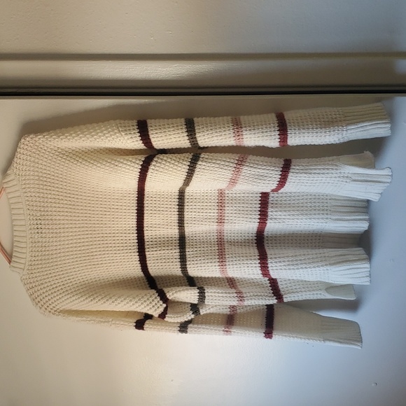 SO Striped Knit Crewneck Sweater XL - Picture 5 of 5